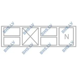 Низкий холодильный стол с нейтральным ящиком 1600 мм P226