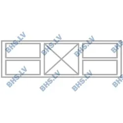 Низкий холодильный стол 1300 мм P226