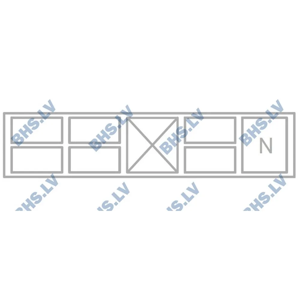 Низкий холодильный стол с нейтральным ящиком 2000 мм P327