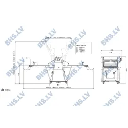 Тестораскаточная машина R62/10