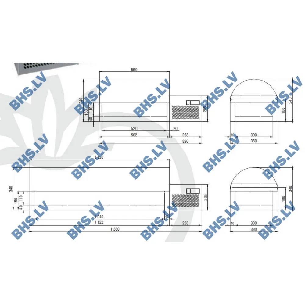 Холодильный мармит RHEIN 1000