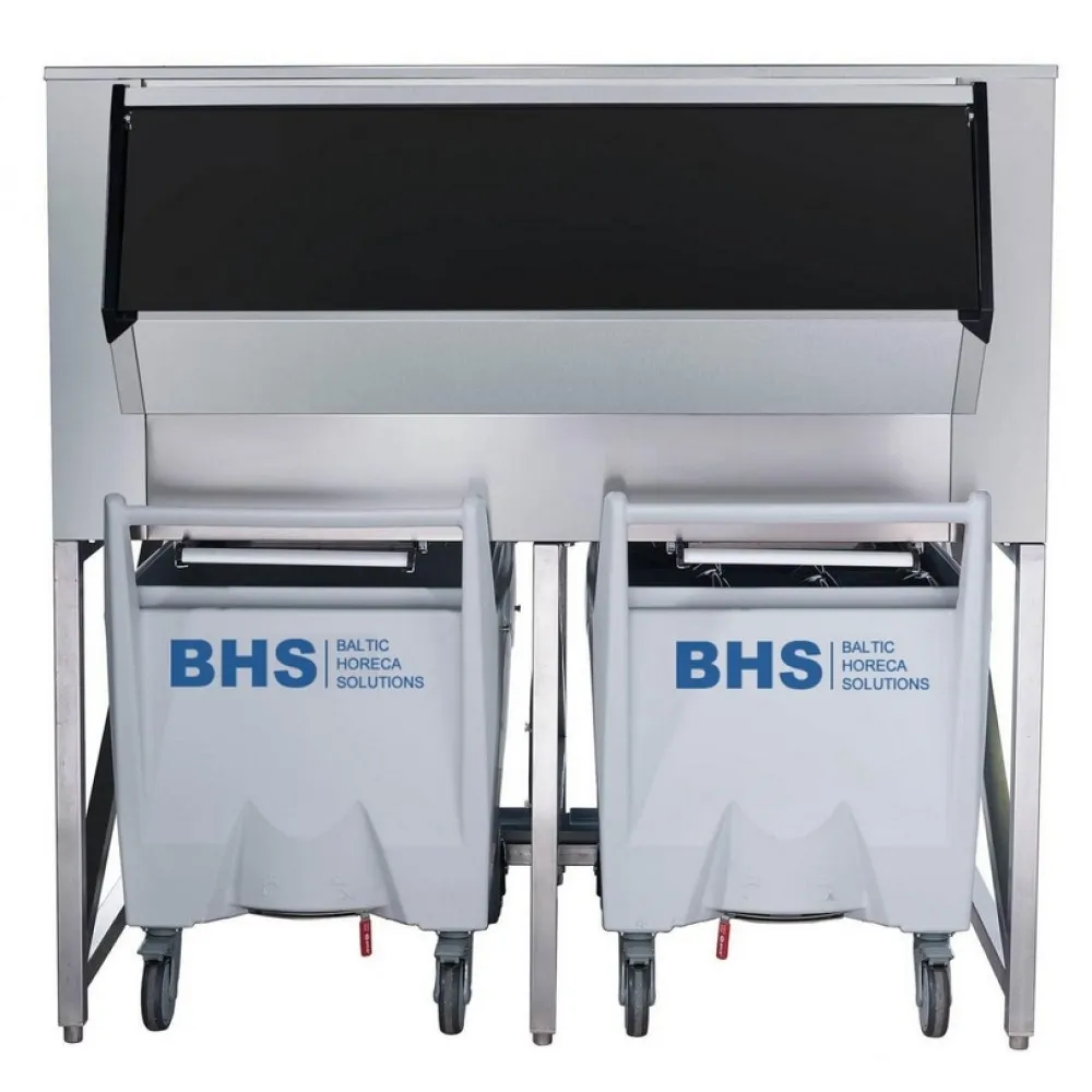Контейнер для льда с тележкой BCD400, 413 kg