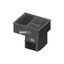 Встраиваемая холодильная ванна для 2 GN1/1 740 мм