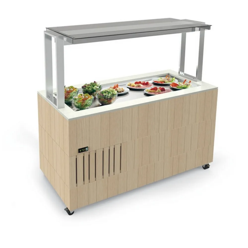 Витрина горячая 6-1/1,  30/ 80