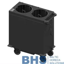 Тележка-диспенсер для тарелок с подогревом