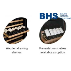 Холодильный шкаф для вина 350 л - 2 зоны НС