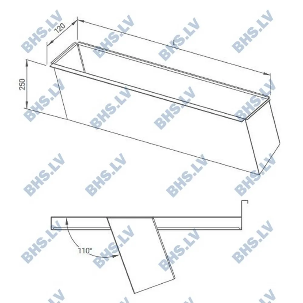 Бассейн для льда для бутылок 500