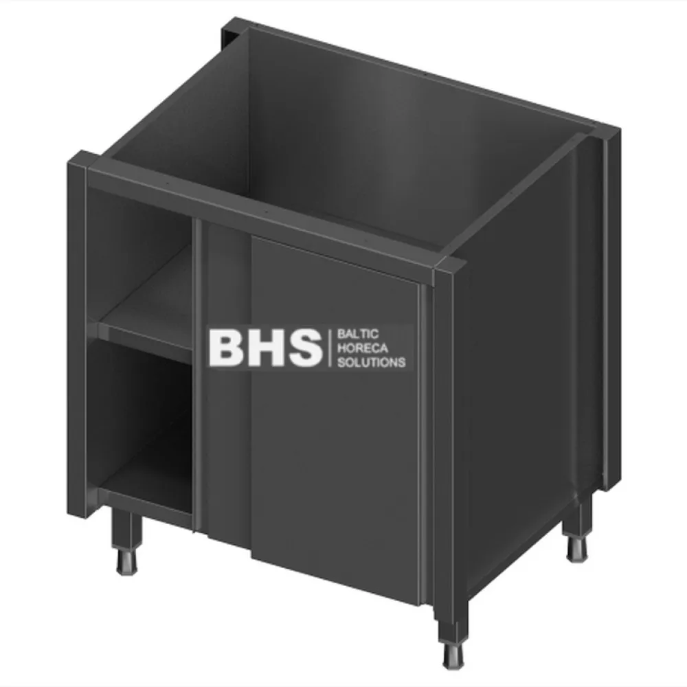 Модульная полка с регулируемой полкой и раздвижной дверью 1200