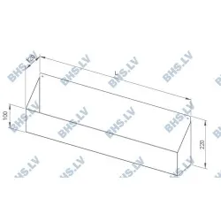 Полка для бутылок монтируемая 500