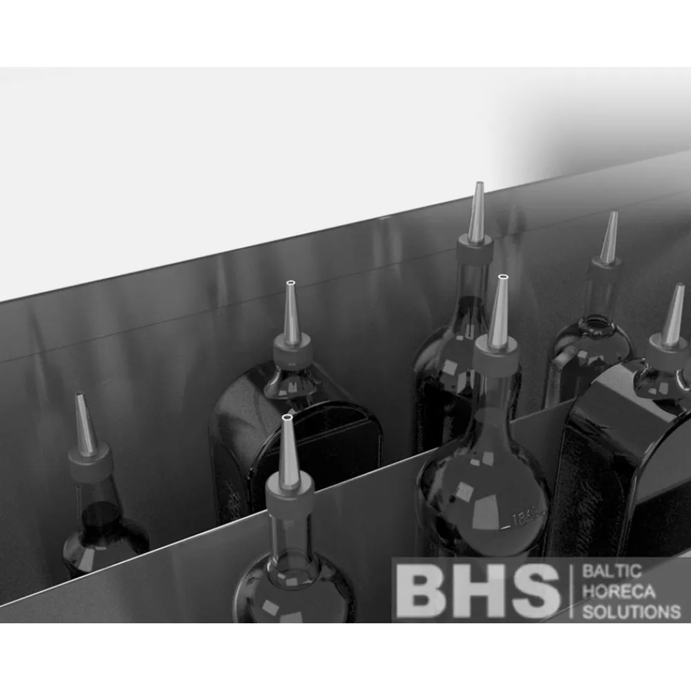 Двойная полка для бутылок монтируемая 1000