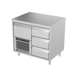 Холодильный стол с подъемным механизмом P121 1140 мм