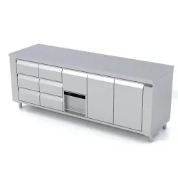 Холодильный стол с подъемным механизмом P447 2330 мм