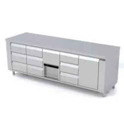 Холодильный стол с подъемным механизмом P449 2330 мм