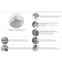 Холодильный стол с гранитной столешницей 2130 мм P443