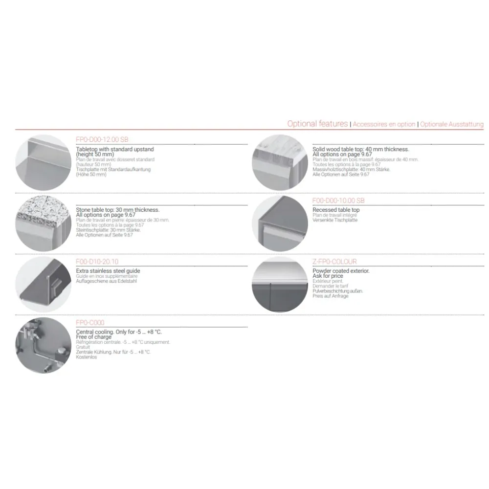Охлаждающий стол для противней P105