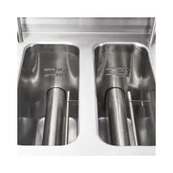 Газовая фритюрница 2x7 л