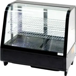 Витрина 100 л с освещением LED, черная