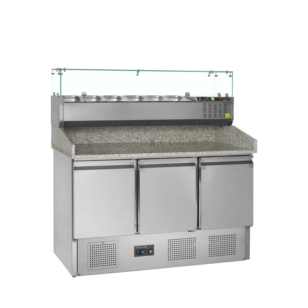 Стол для пиццы с витриной холодильной PT1365