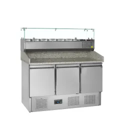 Стол для пиццы с витриной холодильной PT1365