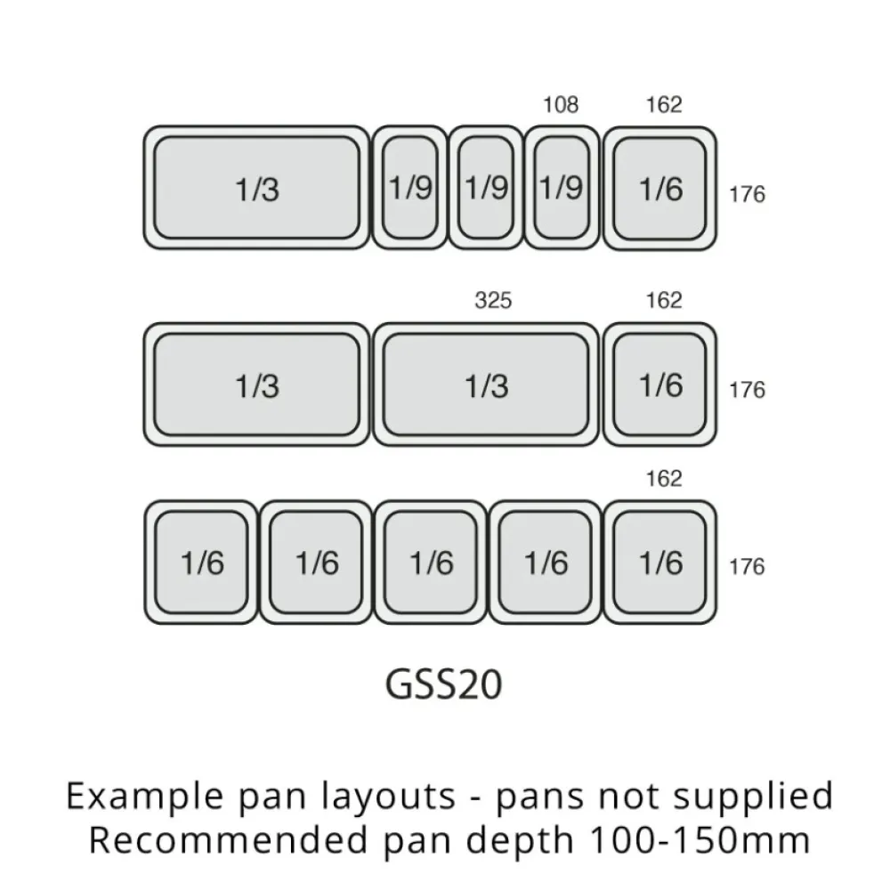 Холодильный стол GSS20 201 l