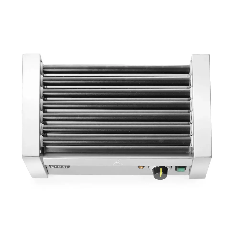 Гриль для хот-догов - 1 зона, 7 роликов