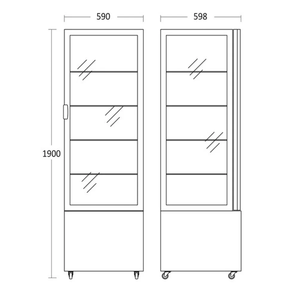 Кондитерская витрина DC402BB