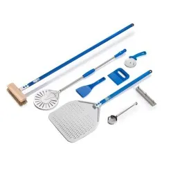 Профессиональный набор для пиццы с перфорированной лопаткой, 33x33x60cm