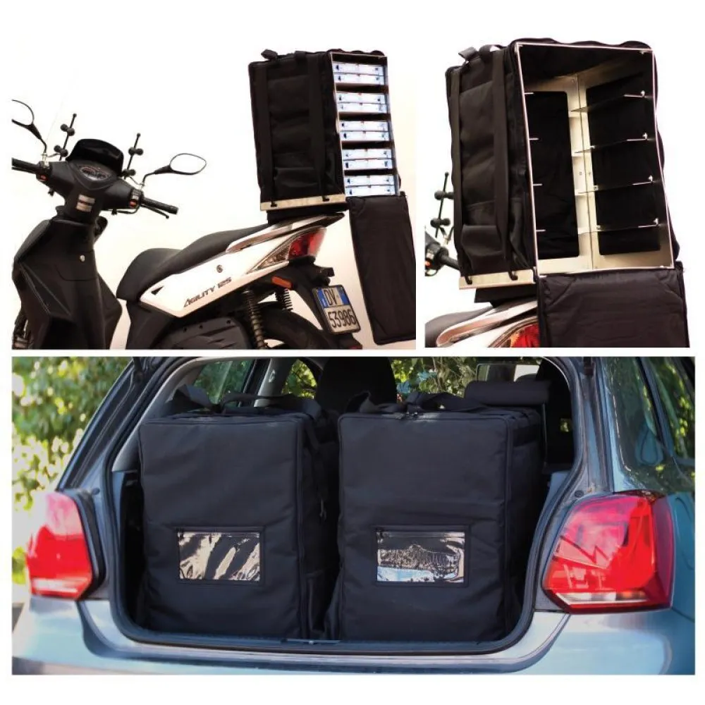 Термоящик на 8 коробок для пиццы, d-40см