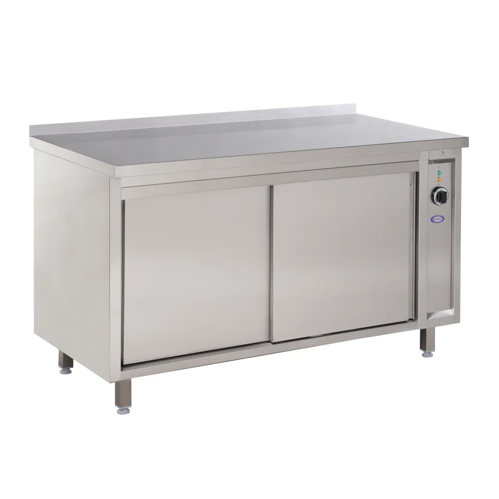 Стол с теплым шкафом с раздвижной дверью 1000 x 700 mm