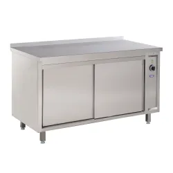 Стол с теплым шкафом с раздвижной дверью 1000 x 700 mm