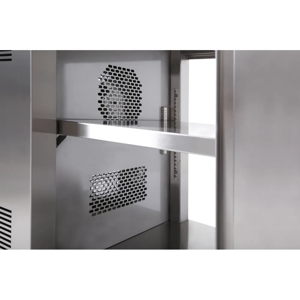 Стол с теплым шкафом с раздвижной дверью 1000 x 600 mm