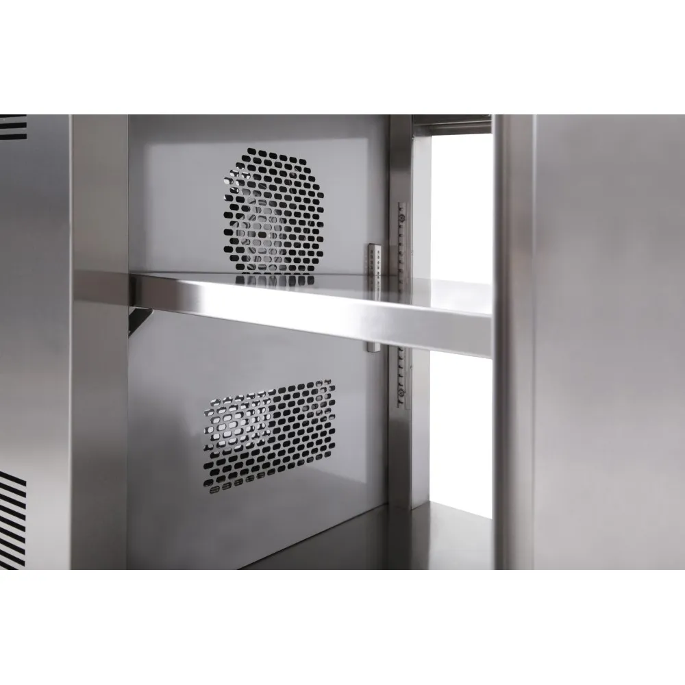 Стол с теплым шкафом с раздвижной дверью 1000 x 700 mm