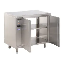 Стол с теплым шкафом с открывающейся дверью 900 x 600 mm