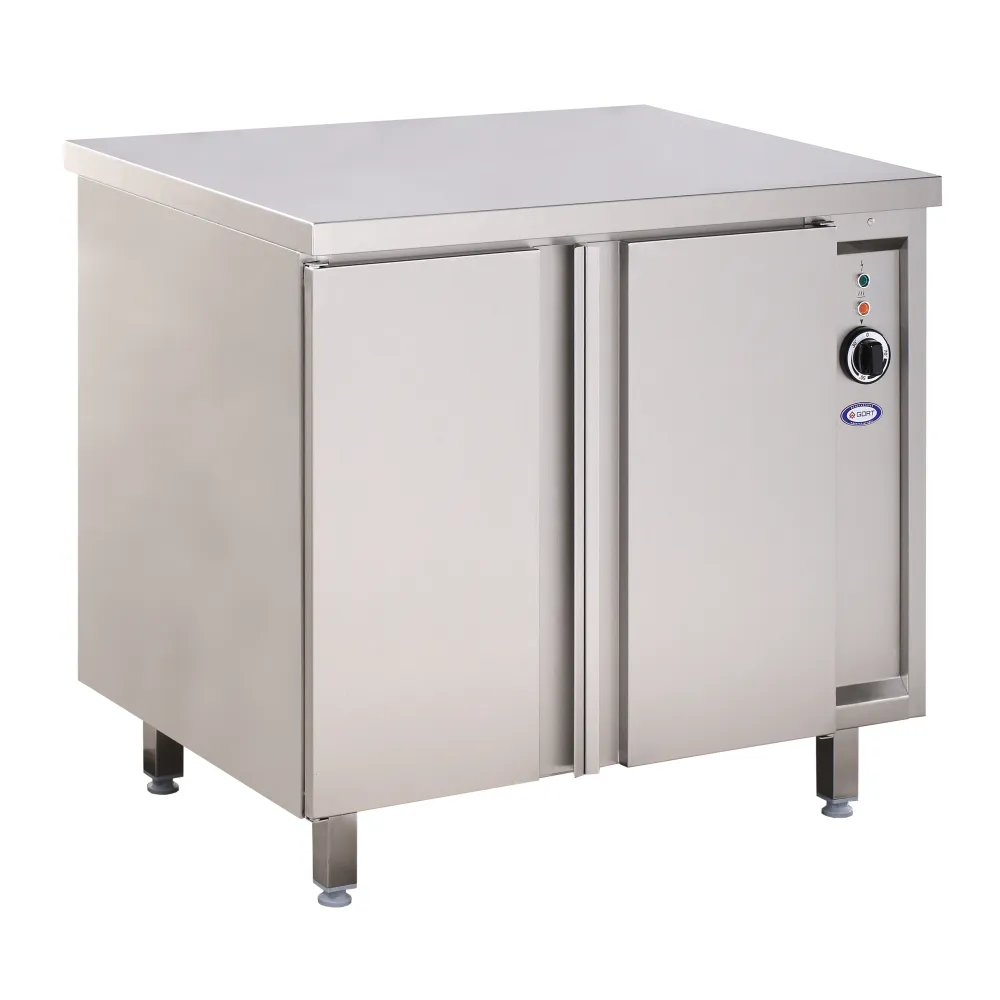 Стол с теплым шкафом с открывающейся дверью 900 x 700 mm