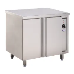 Стол с теплым шкафом с открывающейся дверью 900 x 700 mm