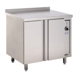 Стол с теплым шкафом с открывающейся дверью 900 x 600 x 850 mm