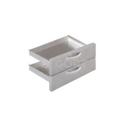 Выдвигающиеся 2 ящика GN2/1-100mm, 800