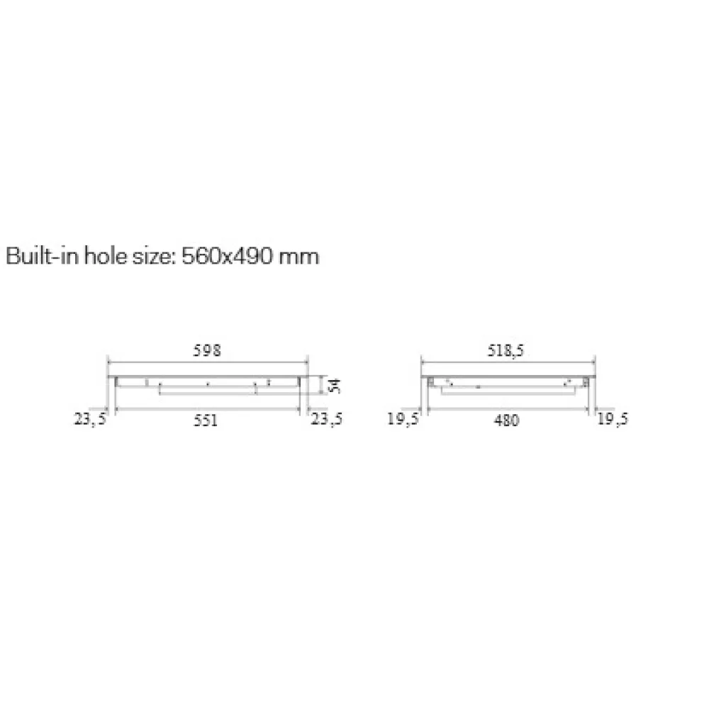 Индукционная варочная панель HCBI604TC 60 cm 4 зоны