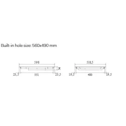 Индукционная варочная панель HCBI604TC 60 cm 4 зоны