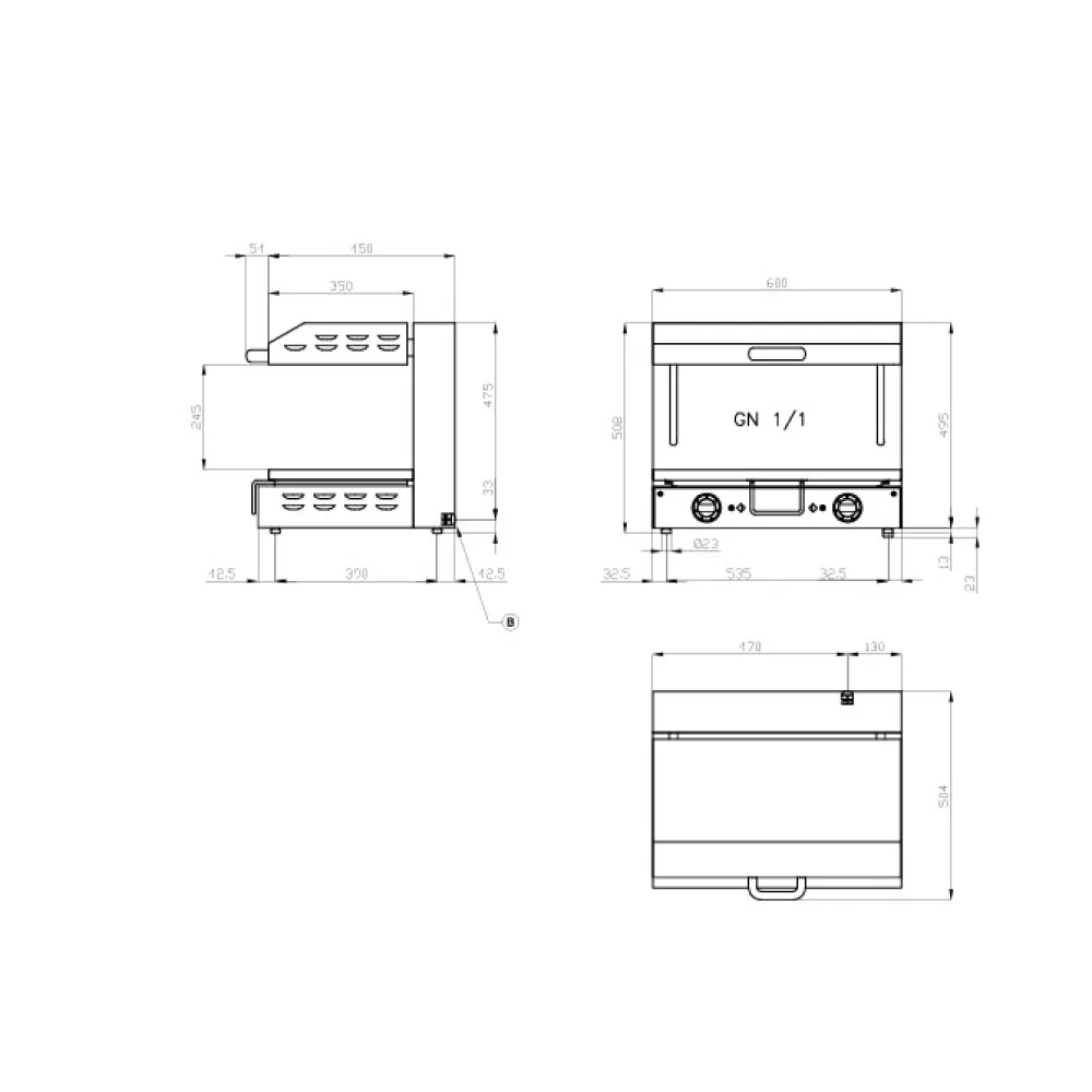 Тостер Саламандра Мод SL-600 EM