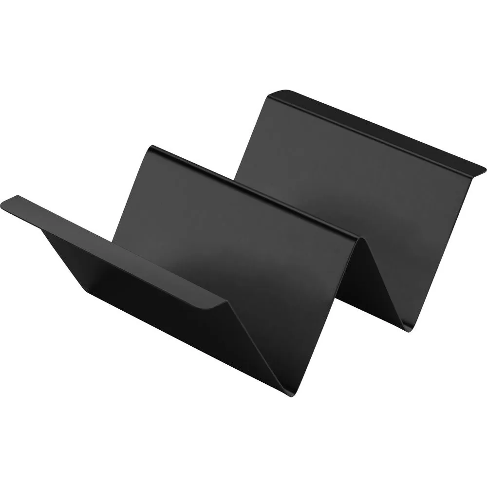 Подставка для сендвичей и закусок 2-отделения, черный