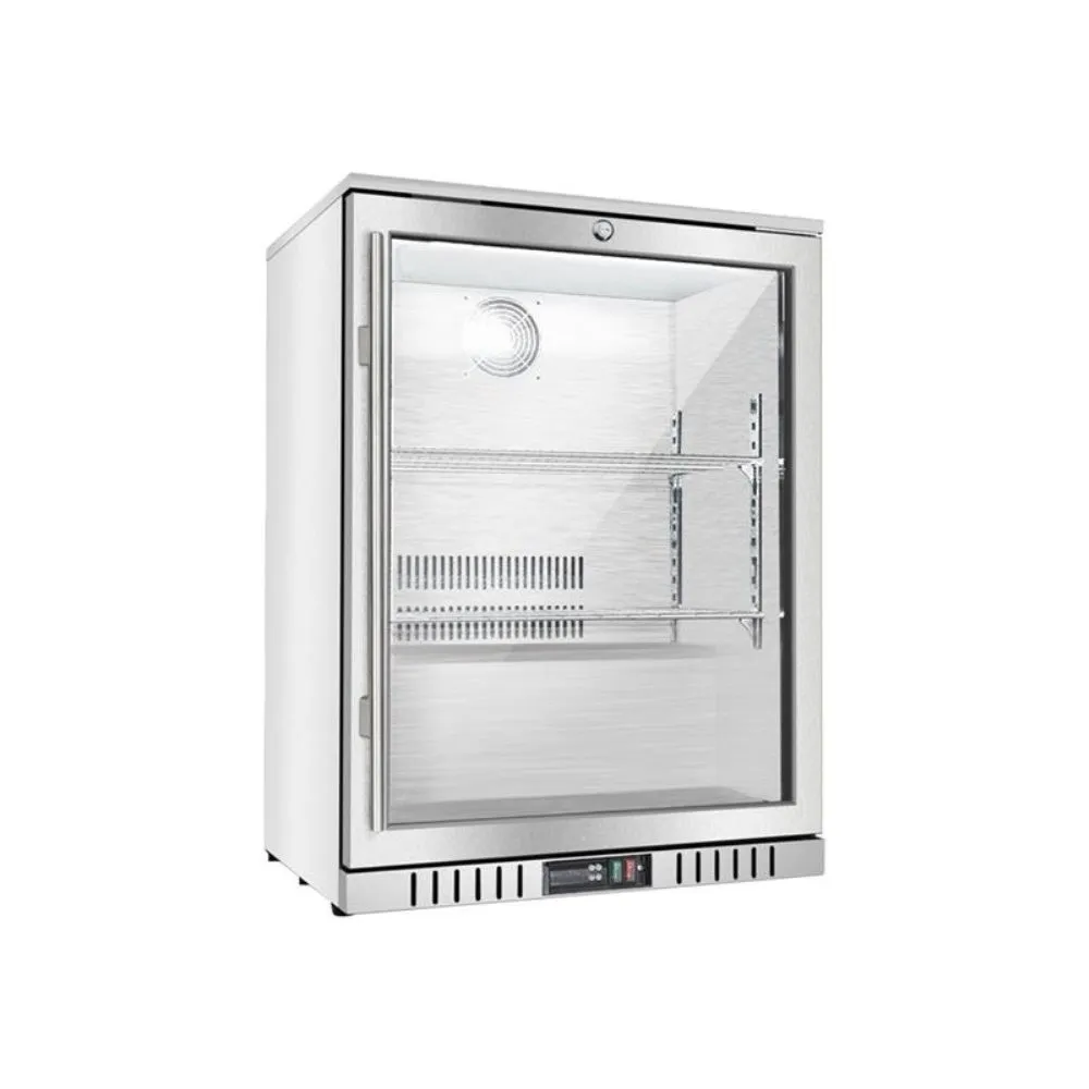 Холодильный шкаф-витрина, стальной 133Л 882143