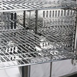 Холодильный шкаф-витрина, стальной 133Л 882143