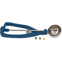 Стальная ложка для мороженого с пластиковой ручкой 1/30