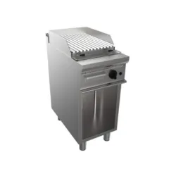 Лавовый газовый рифленый гриль с нейтральным шкафчиком E7/BS1BA