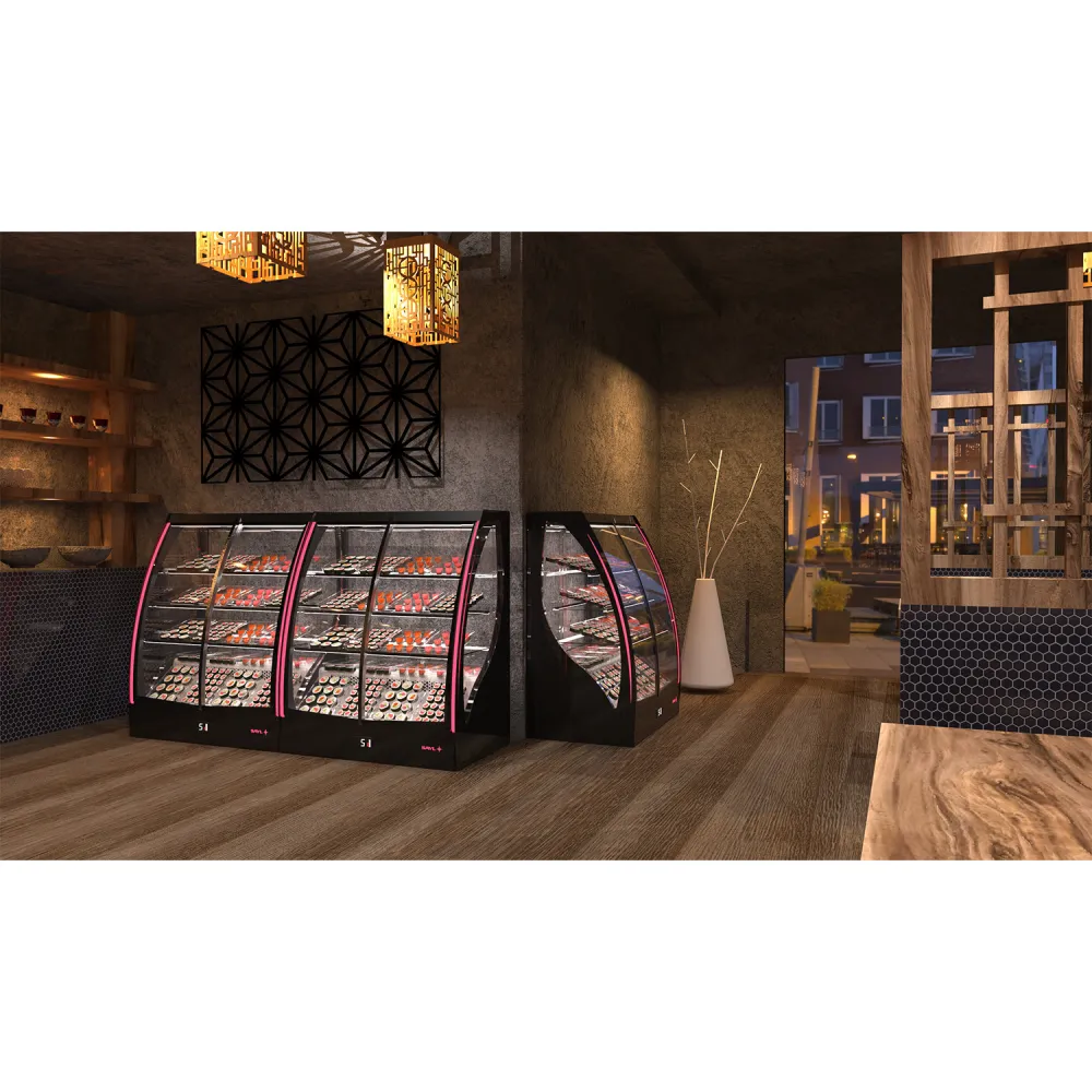 Холодная витрина PAK Curved CAC