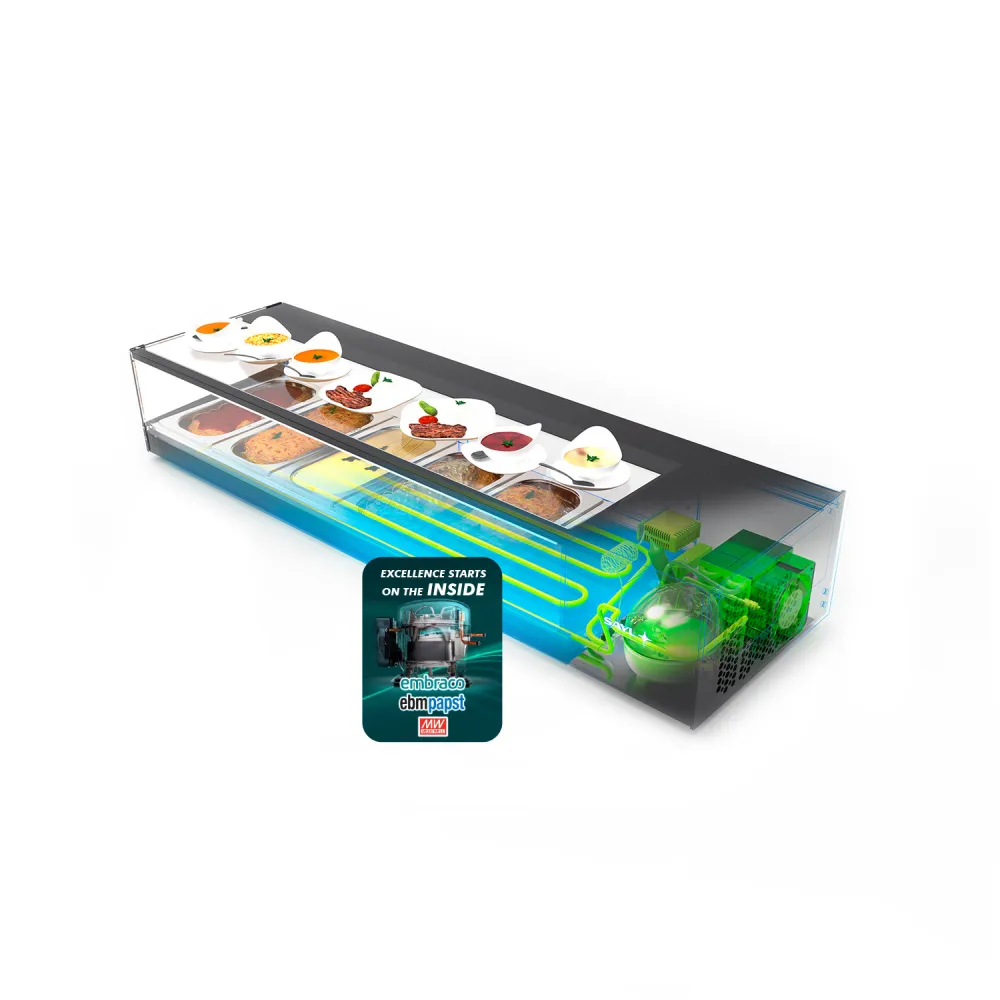 Холодильная витрина для гастроёмкостей GN LOGIC VTLG6