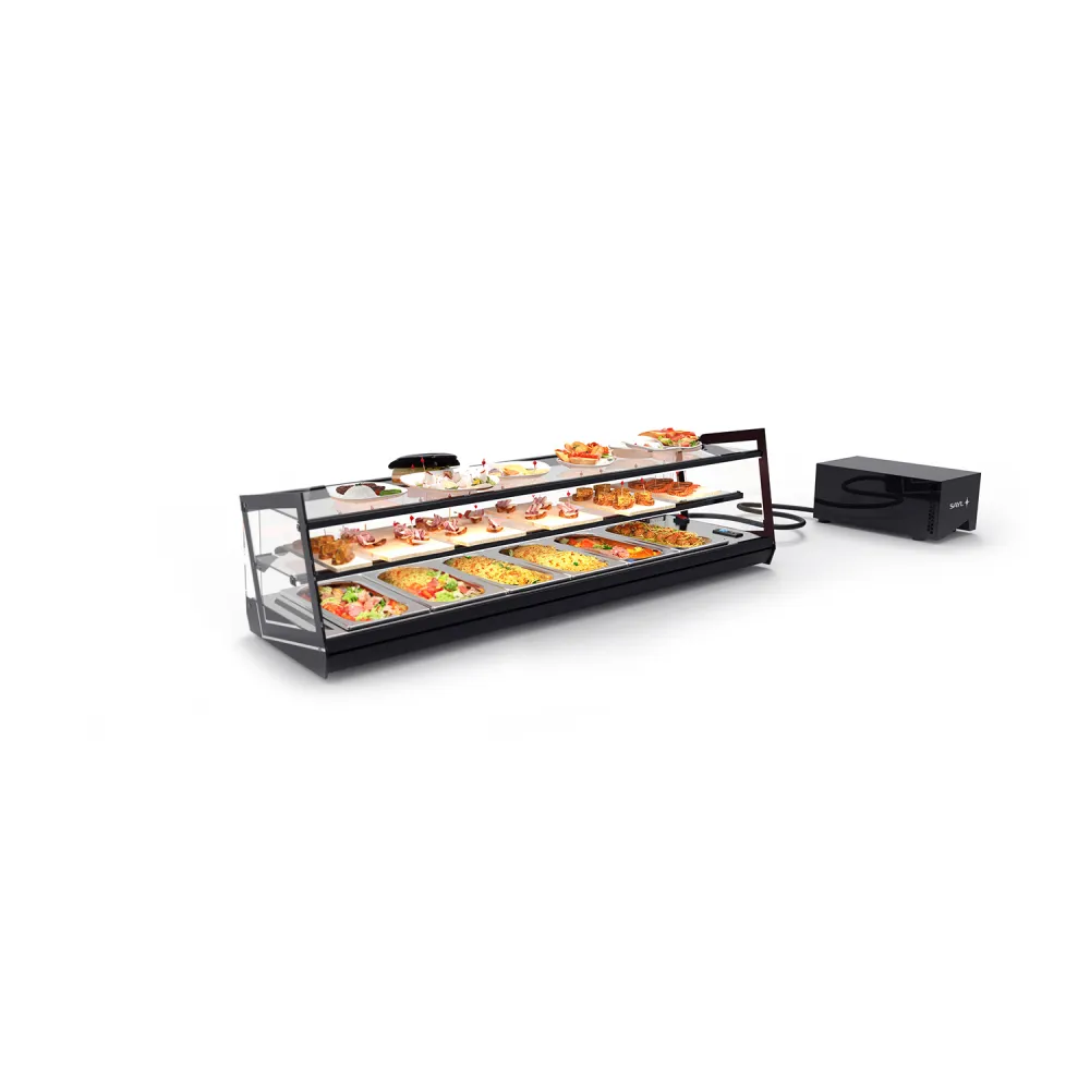 Холодная витрина с холодильным агрегатом KUBE REMOTO VCKB6GR