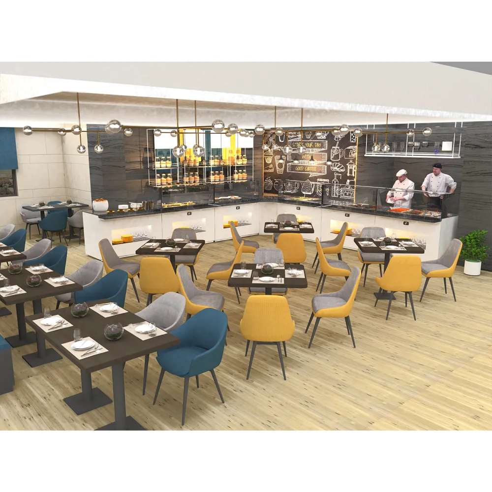 Буфет с подогреваемой стеклянной поверхностью BUCE