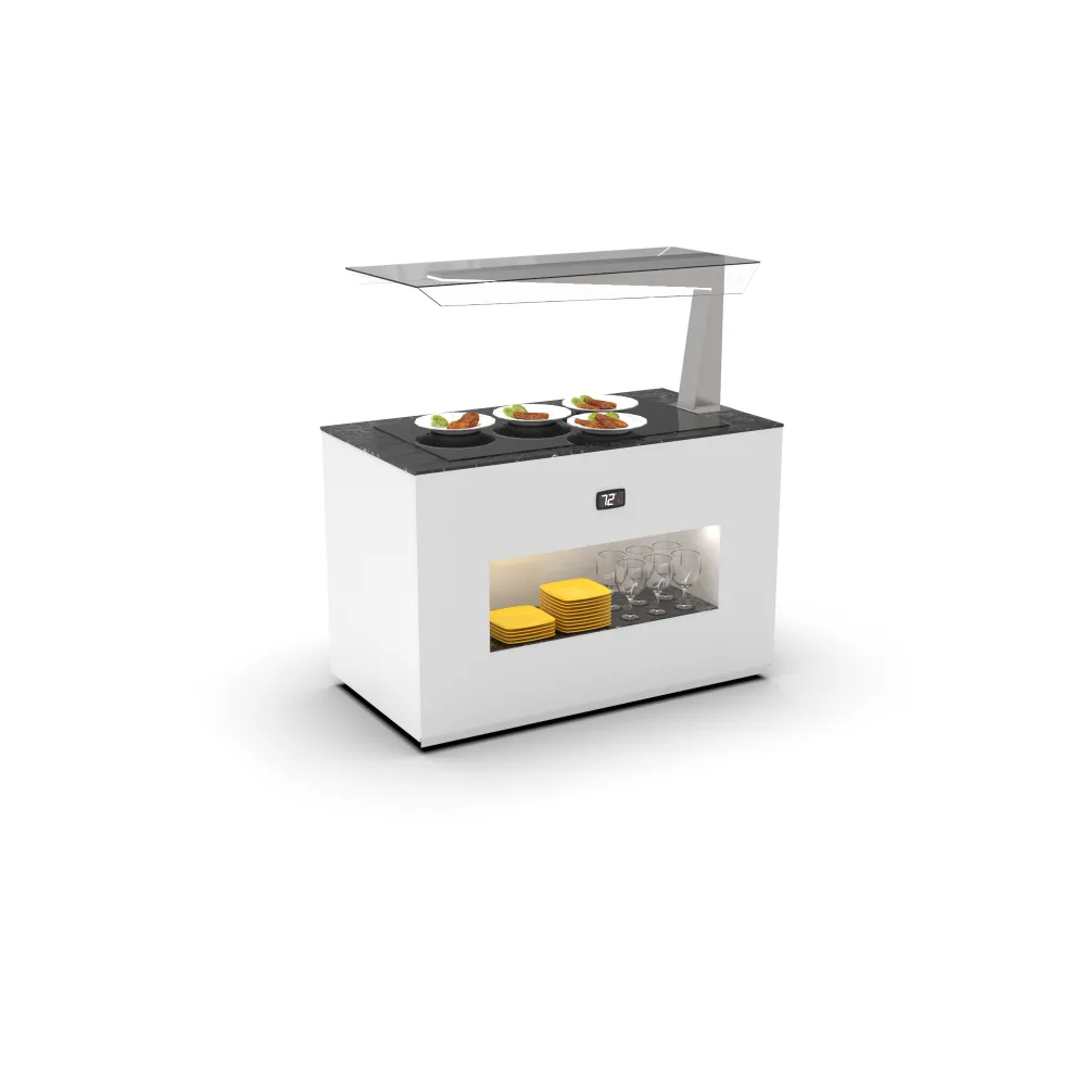 Буфет с подогреваемой стеклянной поверхностью BUCA